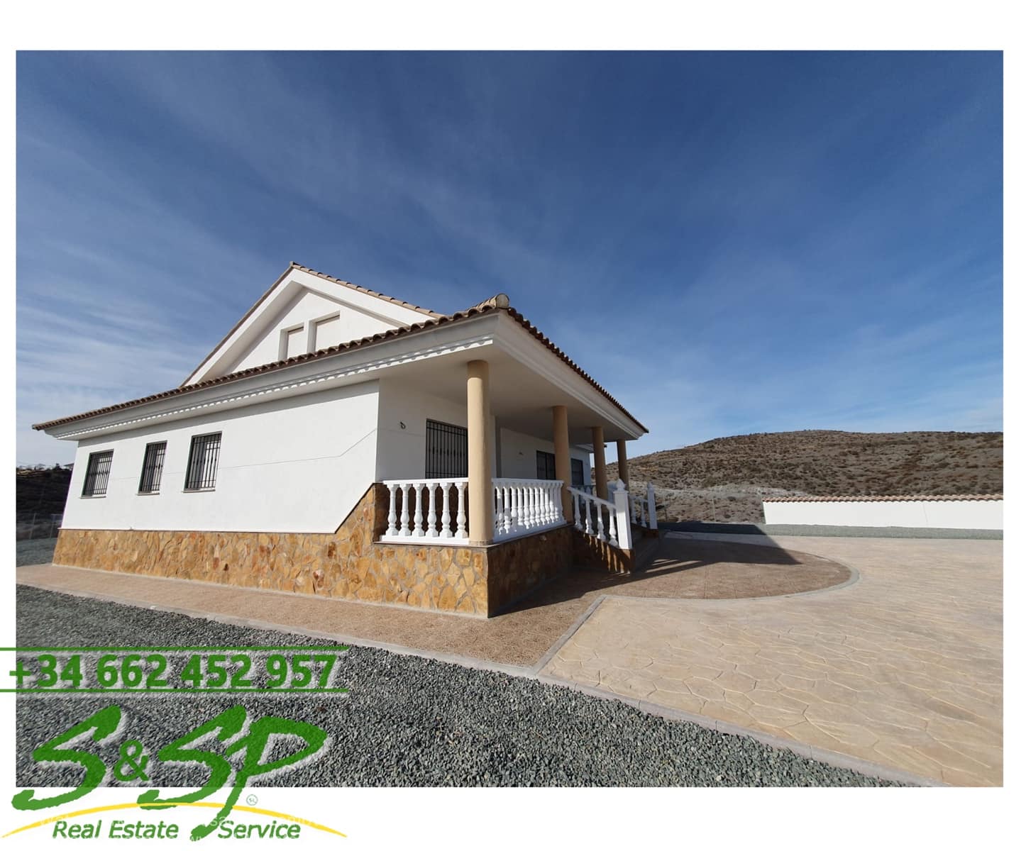 5 soveværelse Finca/Landehus til salg i Puerto Lumbreras med swimmingpool garage - € 288.999 (Ref: 8603818)