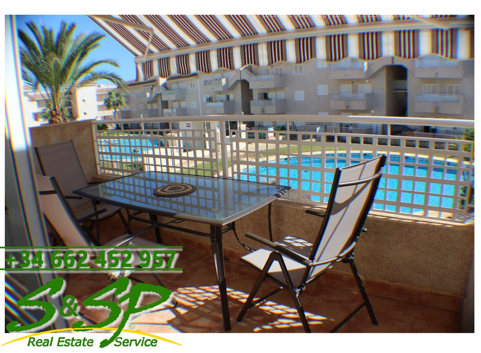 2 bedroom Apartment for rent in Aguilas with pool garage - € 590 (Ref: 8639961)