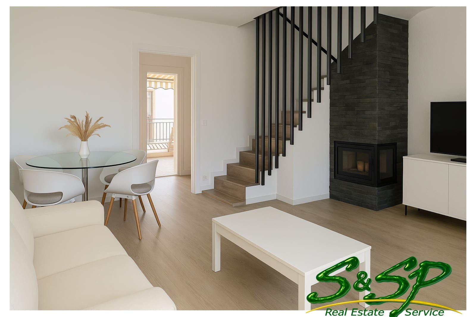 4 sypialnia Dom blizniak na sprzedaż w Calabardina z basenem garażem - 265 000 € (Ref: 9128667)