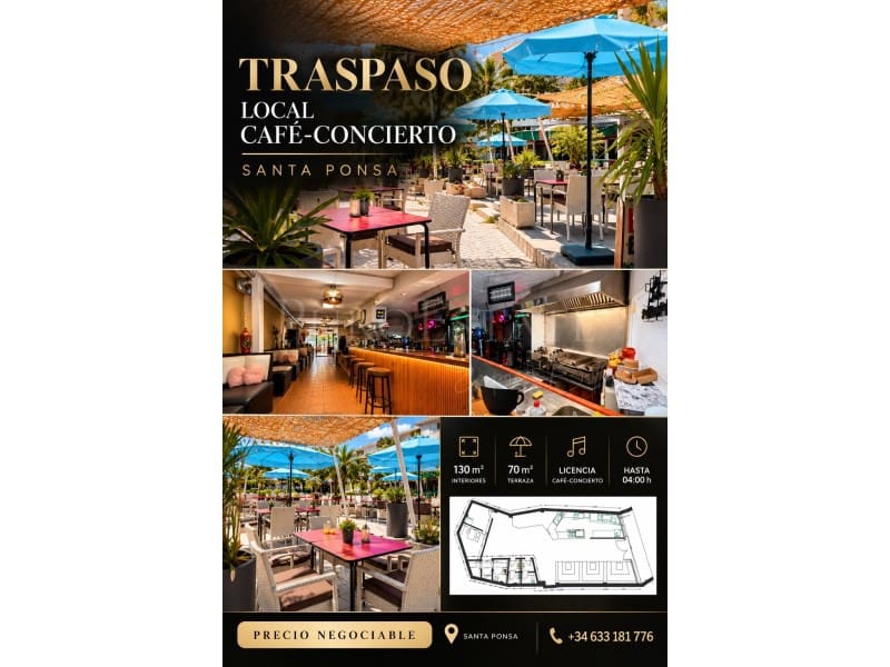 Gewerbe zu vermieten in Santa Ponsa - 600 € (Ref: 10177089)