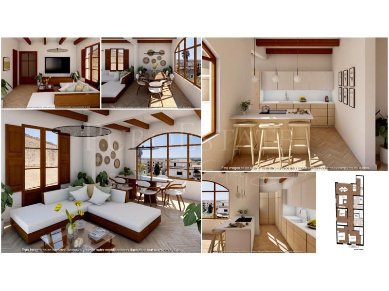 3 soveværelse Penthouse til salg i Montuiri - € 598.000 (Ref: 8627689)