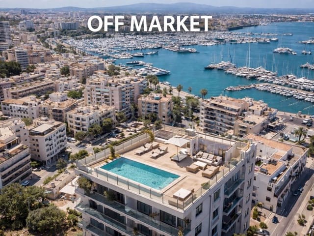 2 chambre Penthouse à vendre à El Terreno, Palma de Mallorca - 1 000 000 € (Ref: 9659323)