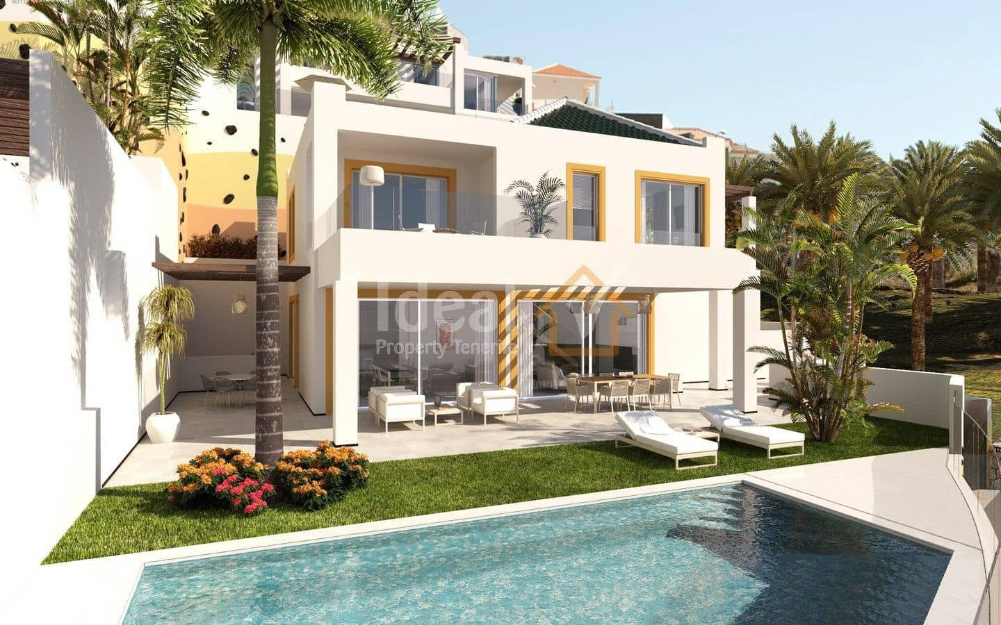 3 soveværelse Villa til salg i Costa Adeje med swimmingpool garage - € 2.530.000 (Ref: 6442083)