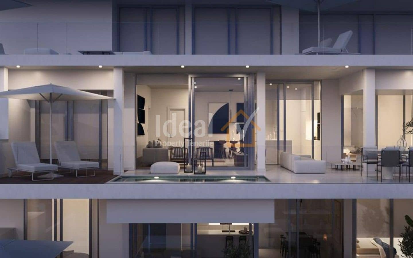 3 soveværelse Lejlighed til salg i Los Gigantes med swimmingpool garage - € 1.795.000 (Ref: 6637358)