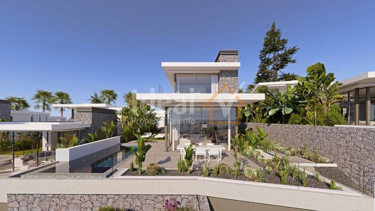 3 sypialnia Willa na sprzedaż w Guia de Isora z basenem garażem - 1 705 000 € (Ref: 8622566)