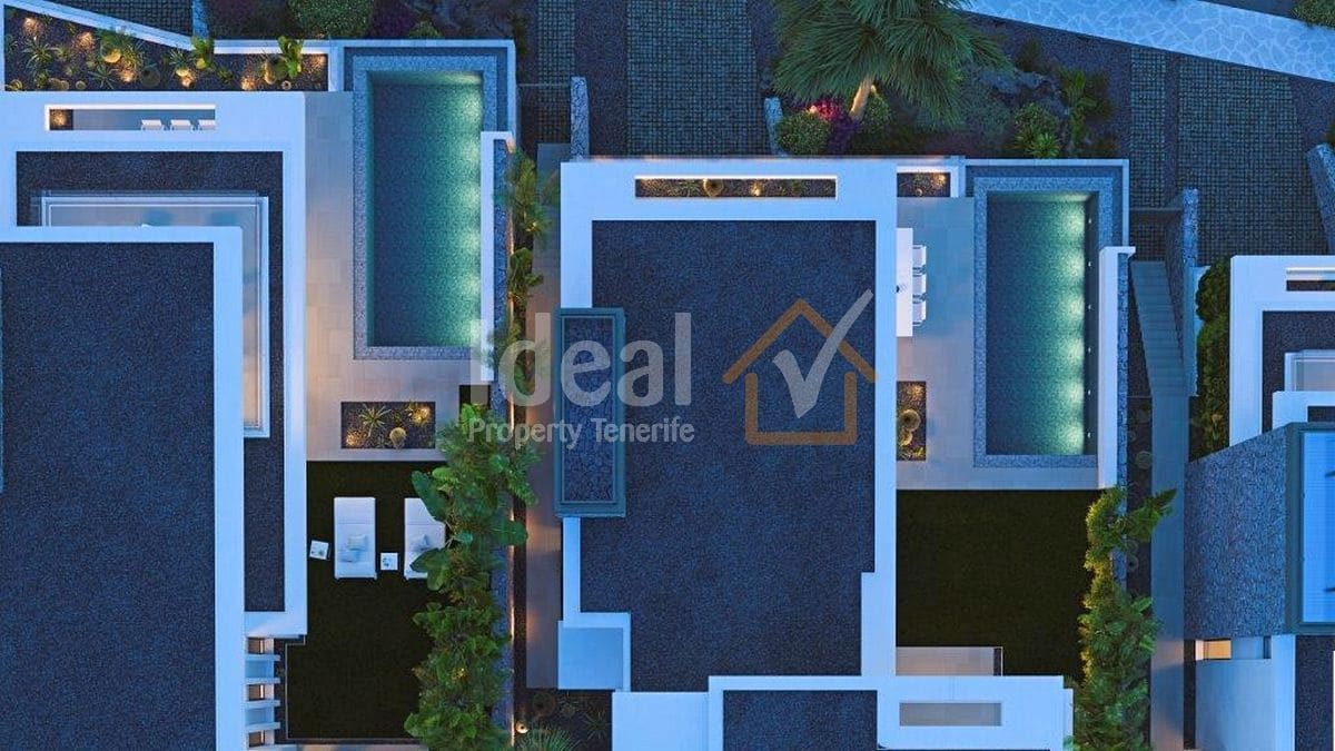 3 sypialnia Willa na sprzedaż w Guia de Isora z basenem garażem - 1 705 000 € (Ref: 8622566)