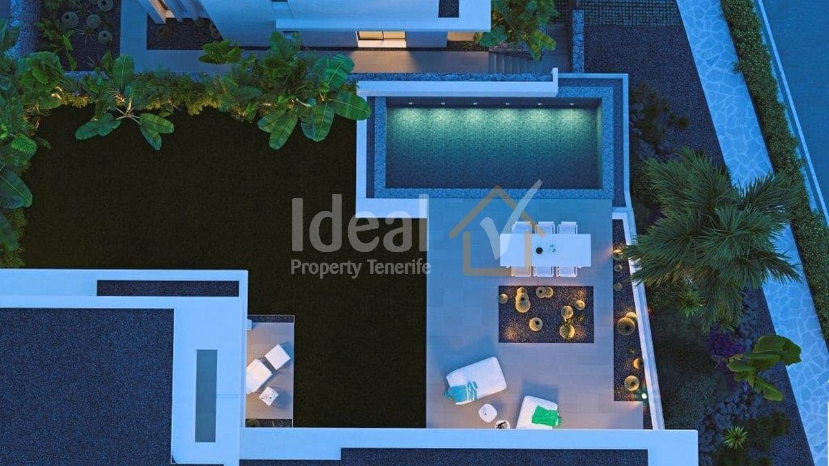 3 sypialnia Willa na sprzedaż w Guia de Isora z basenem garażem - 1 705 000 € (Ref: 8622566)