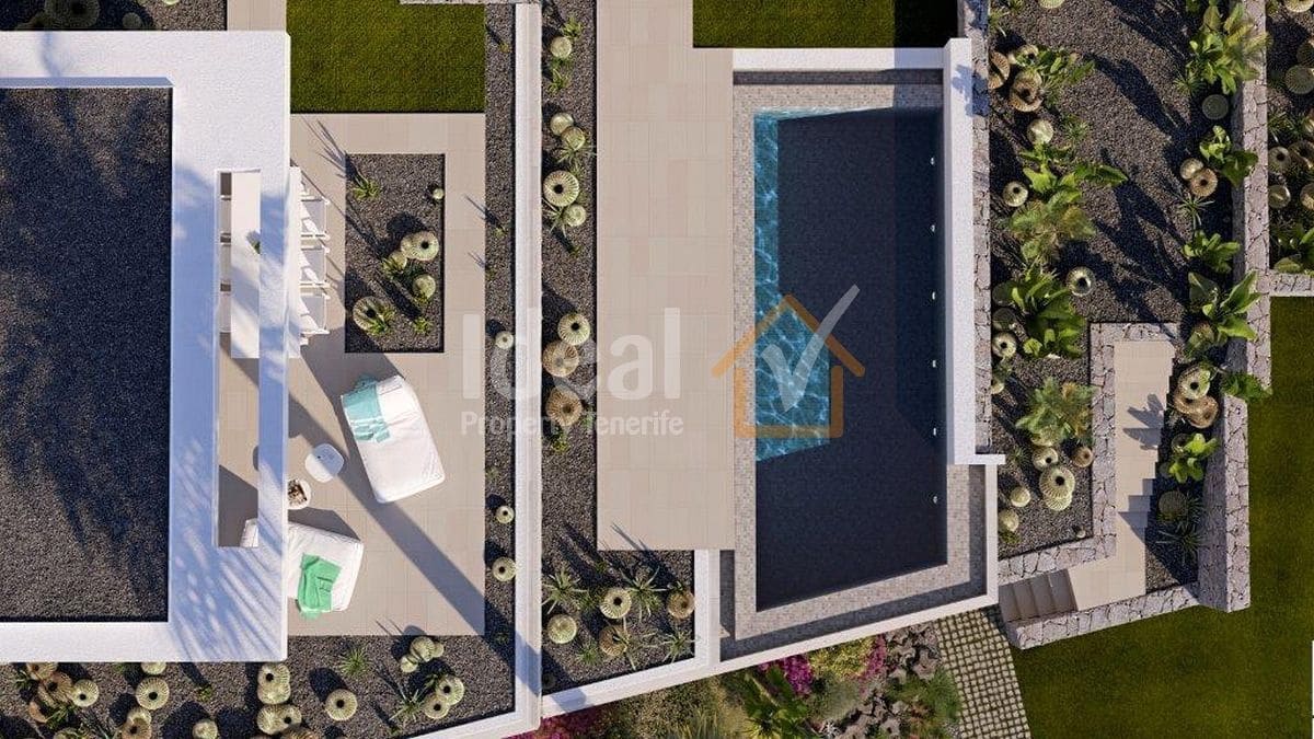 3 sypialnia Willa na sprzedaż w Guia de Isora z basenem garażem - 1 705 000 € (Ref: 8622566)