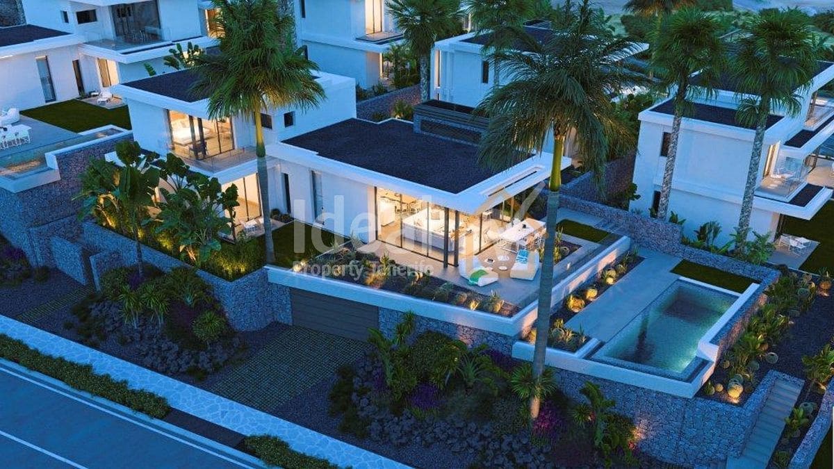 3 sypialnia Willa na sprzedaż w Guia de Isora z basenem garażem - 1 705 000 € (Ref: 8622566)