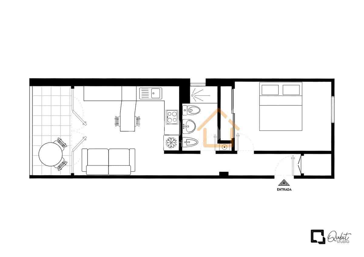 1 quarto Apartamento para venda em Playa de las Americas com piscina - 330 000 € (Ref: 9643733)