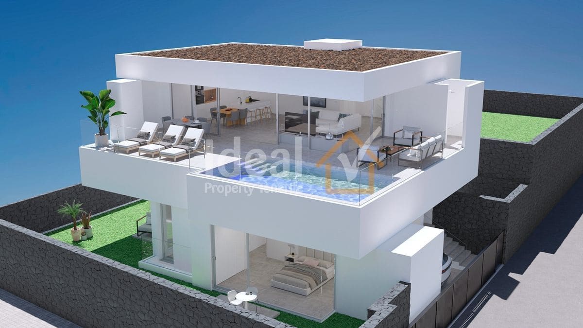 3 chambre Villa/Maison à vendre à Callao Salvaje avec piscine garage - 1 720 000 € (Ref: 9777641)