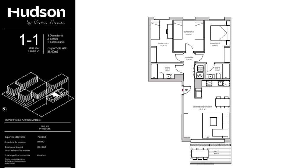 3 sypialnia Mieszkanie na sprzedaż w Sant Pere de Ribes z basenem - 310 000 € (Ref: 8406811)
