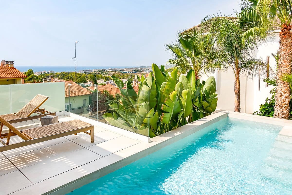 4 sypialnia Willa do wynajęcia w Sitges z basenem garażem - 5 800 € (Ref: 9183318)