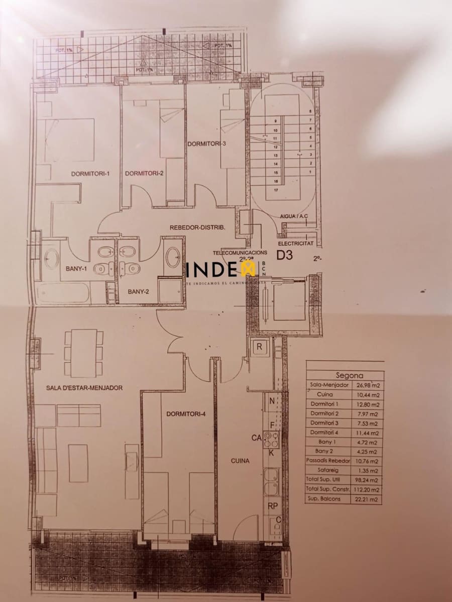 4 sypialnia Mieszkanie na sprzedaż w Vilanova i la Geltru z basenem garażem - 435 000 € (Ref: 9276087)