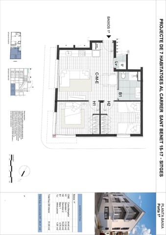 2 Zimmer Wohnung zu verkaufen in Sitges - 399.000 € (Ref: 9933635)