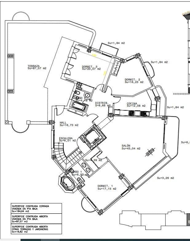 5 soverom Penthouse til salgs i Torrequebrada med svømmebasseng - € 1 085 000 (Ref: 9571215)