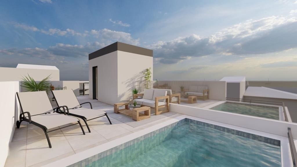 2 soverom Penthouse til salgs i Palma de Mallorca med svømmebasseng garasje - € 1 675 000 (Ref: 9401385)