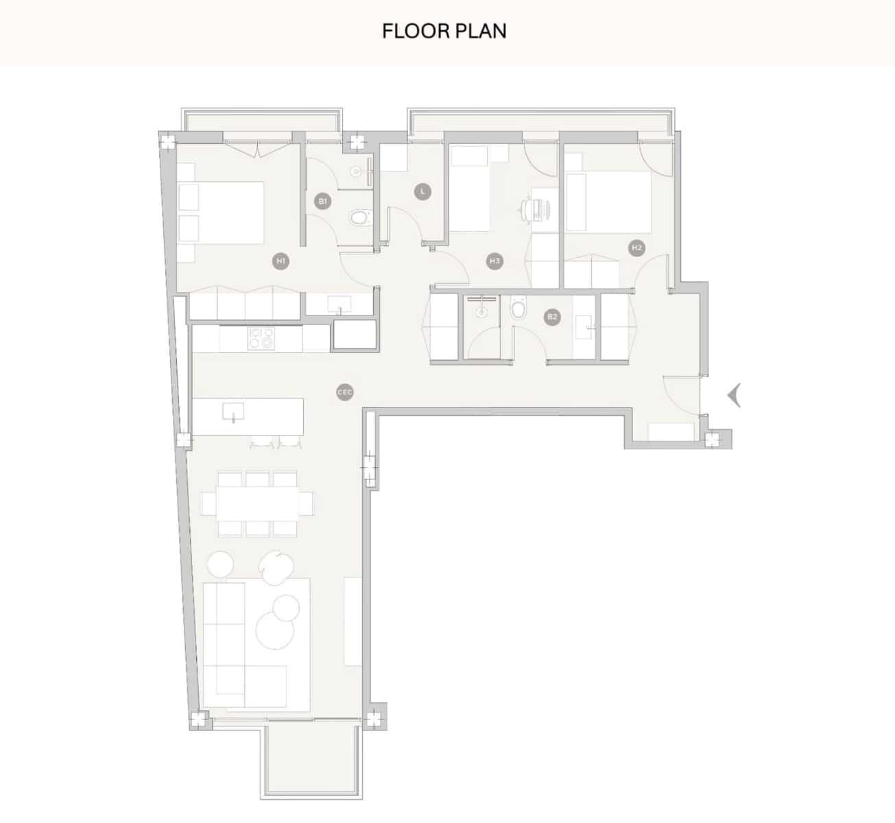 3 Zimmer Apartment zu verkaufen in Palma de Mallorca mit Pool Garage - 1.399.000 € (Ref: 9401489)