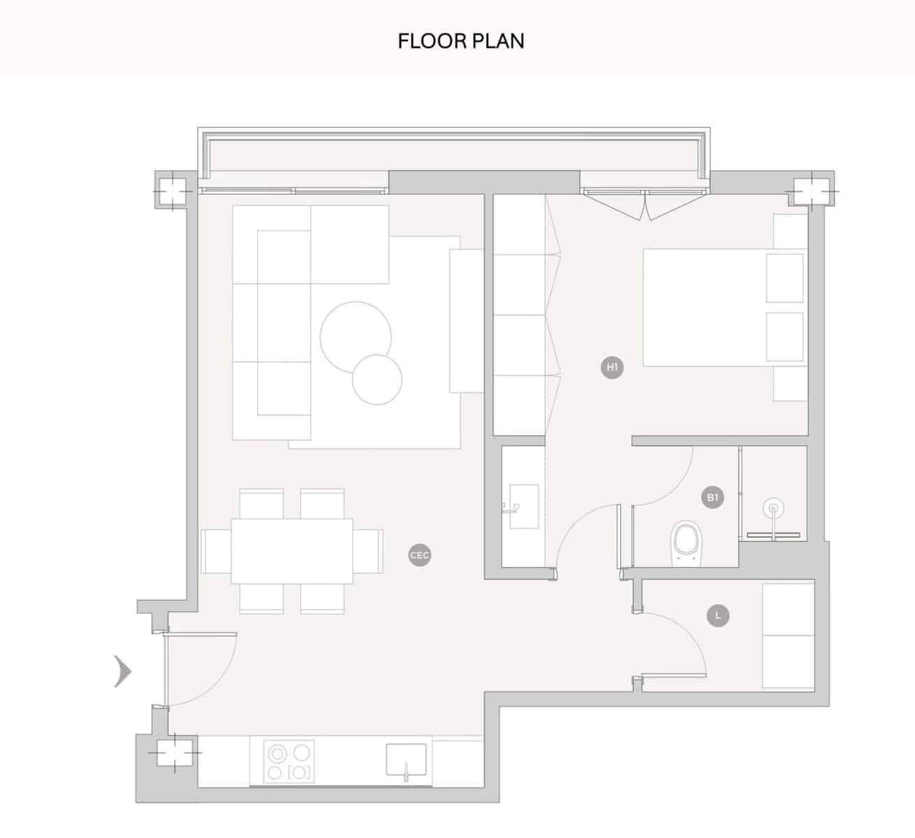 1 sovrum Lägenhet till salu i Palma de Mallorca med pool garage - 559 000 € (Ref: 9401493)