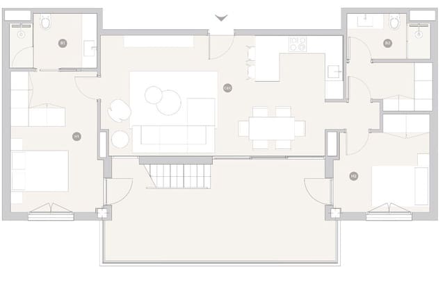 Ático de 2 habitaciones en Santa Catalina, Palma de Mallorca en venta con piscina garaje - 2.399.000 € (Ref: 9401497)