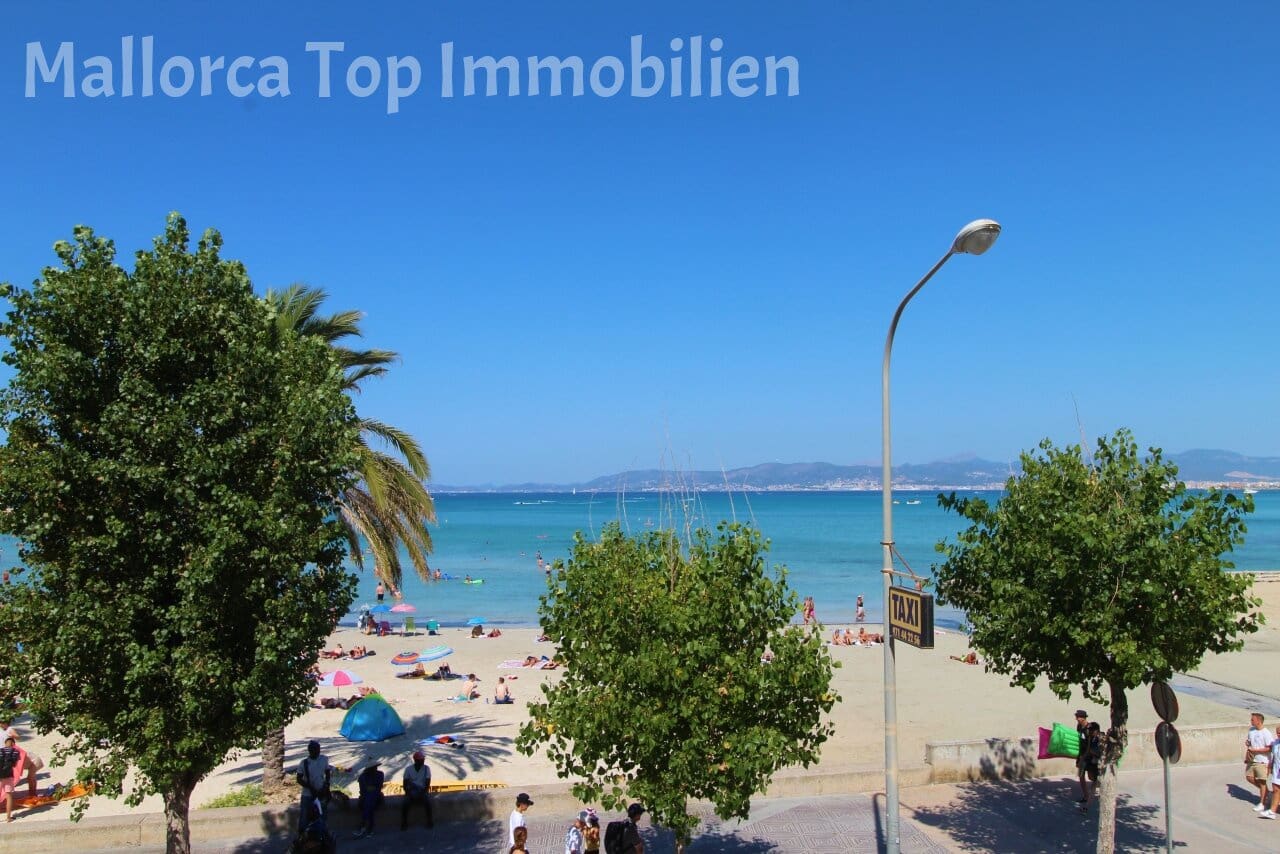 2 soveværelse Strandlejlighed til salg i L'Arenal / S'Arenal med garage - € 700.000 (Ref: 9401526)