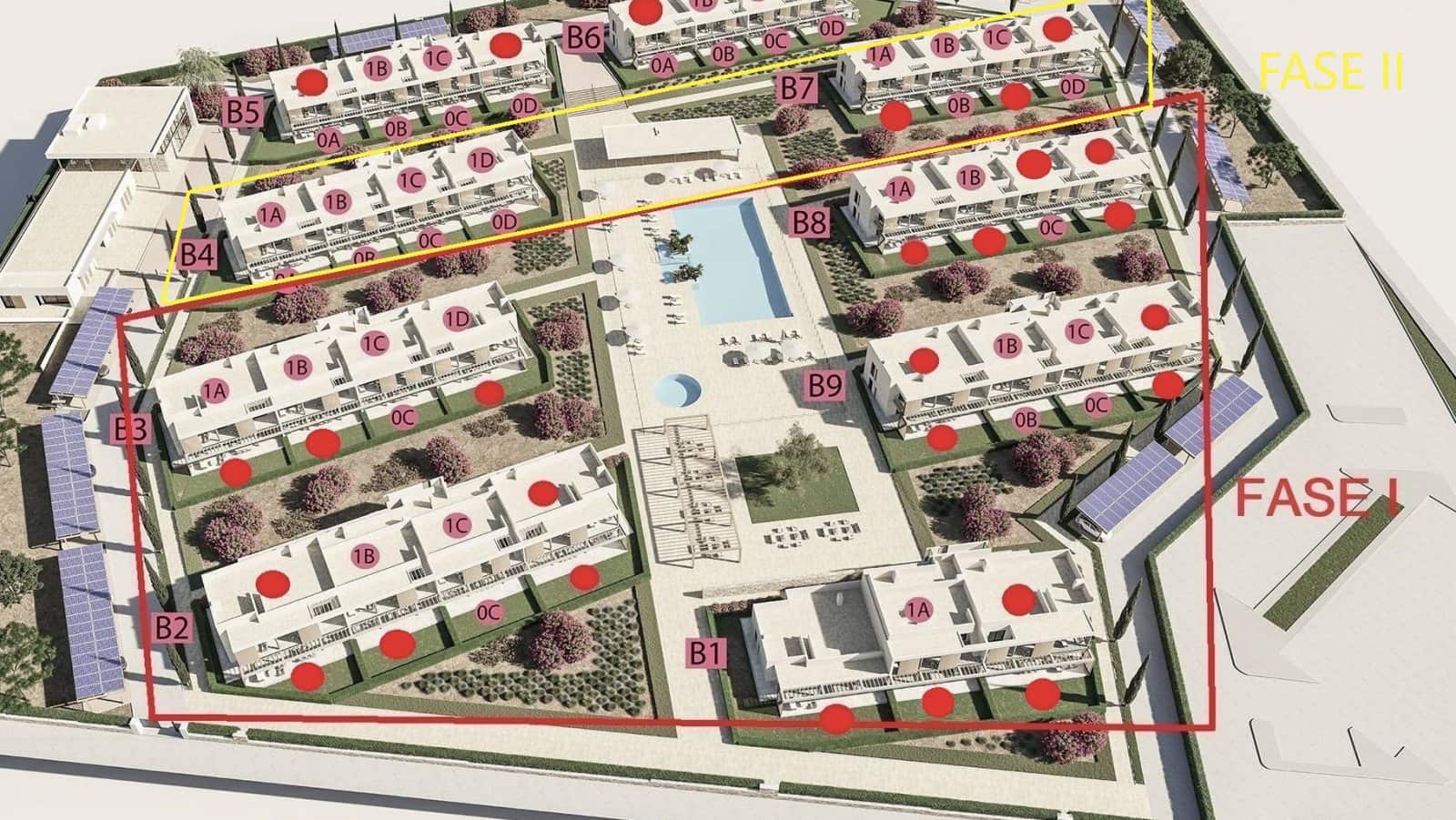 2 makuuhuone Huoneisto myytävänä paikassa Sa Rapita / La Rapita mukana uima-altaan - 748 000 € (Ref: 9401529)