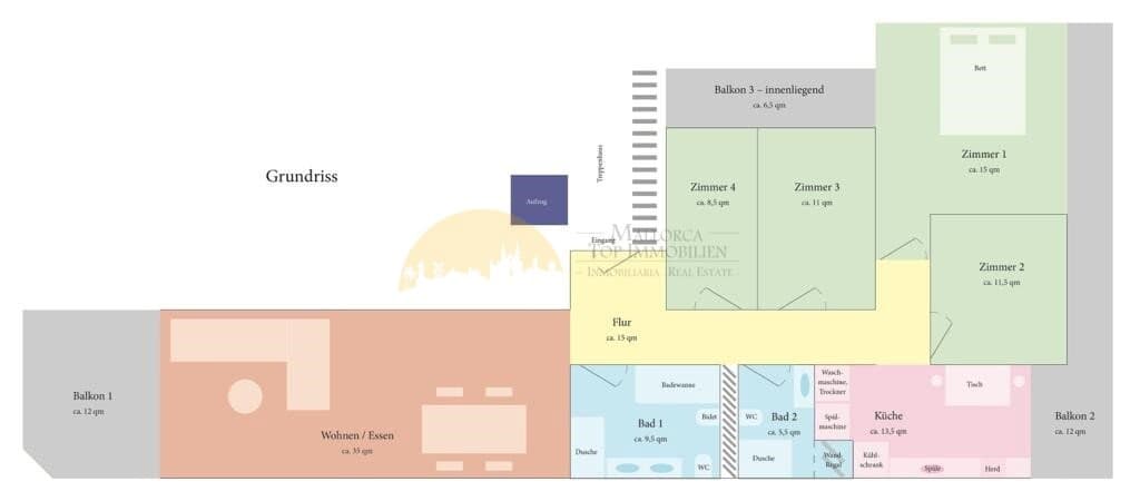 4 soverom Leilighet til salgs i L'Arenal / S'Arenal - € 599 000 (Ref: 9401593)