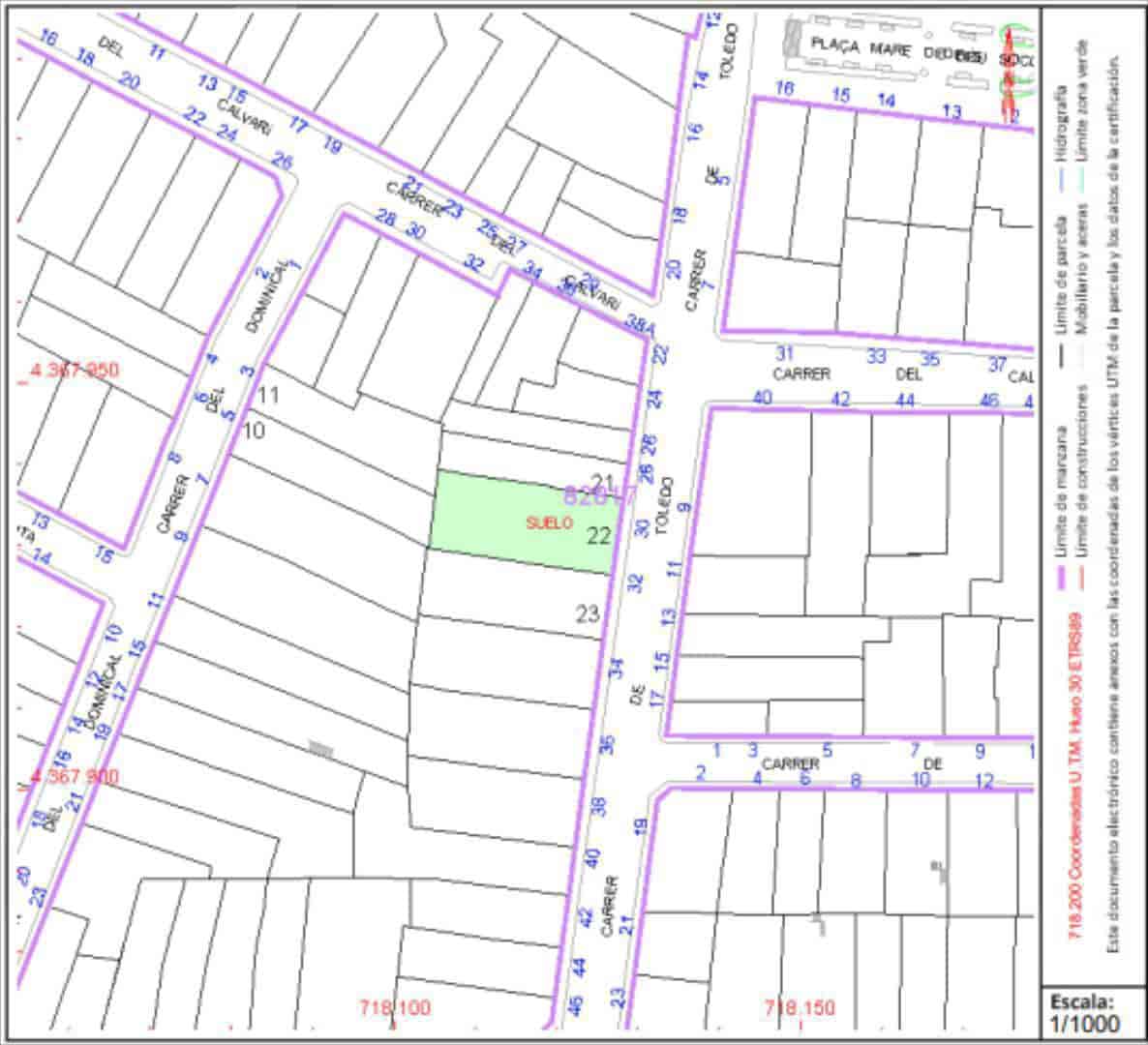 Byggegrund til salg i Torrent - € 144.000 (Ref: 7512534)