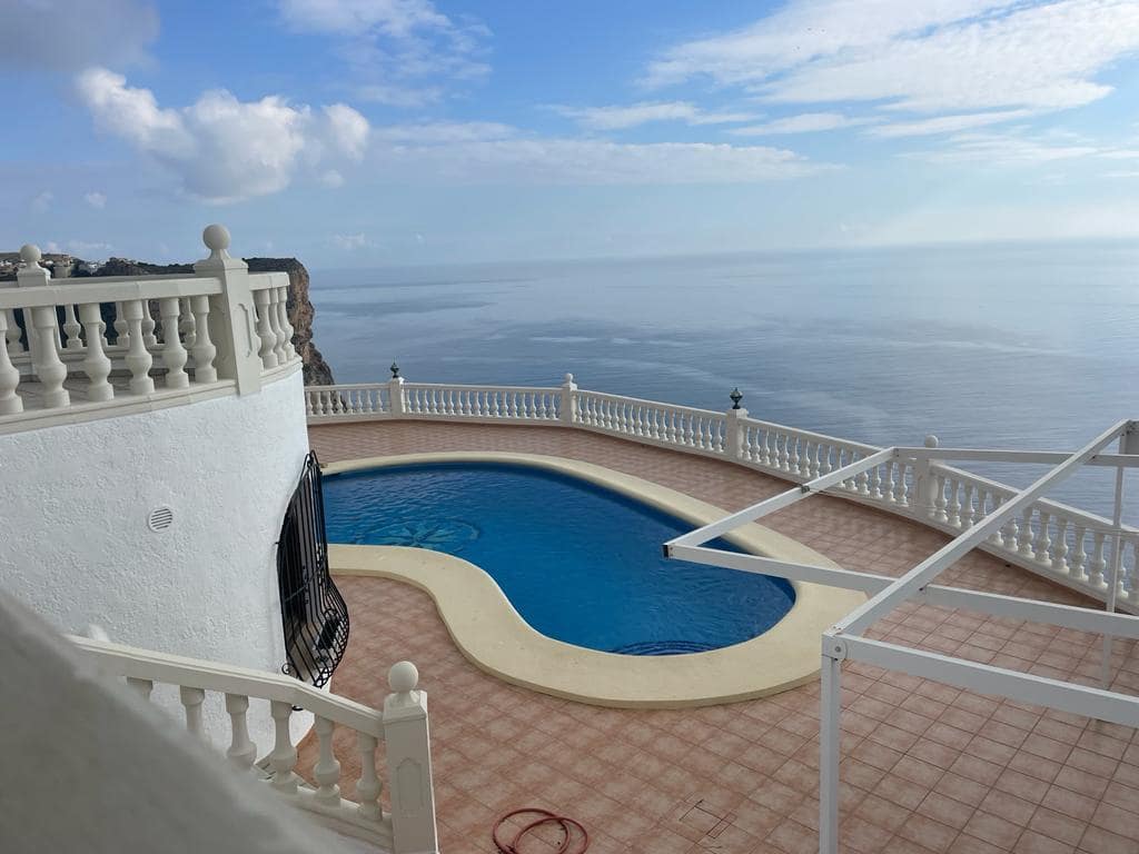 Villa/Maison de 4 chambres à louer à Benitachell / Benitatxell avec piscine garage - 2 800 € (Ref: 9827297)