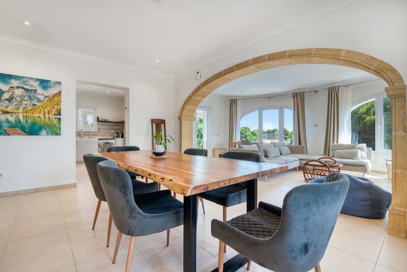 4 slaapkamer Villa te huur in Javea / Xabia met zwembad garage - € 2.500 (Ref: 9858059)
