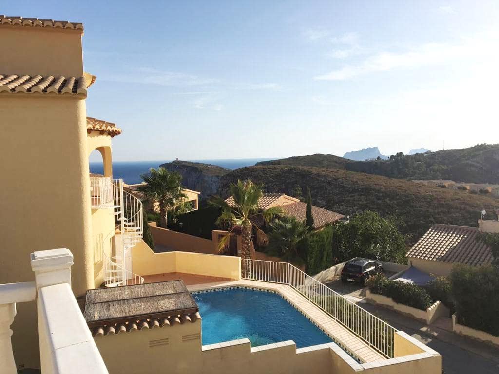 4 slaapkamer Villa te huur in Benitachell / Benitatxell met zwembad garage - € 2.400 (Ref: 9880597)