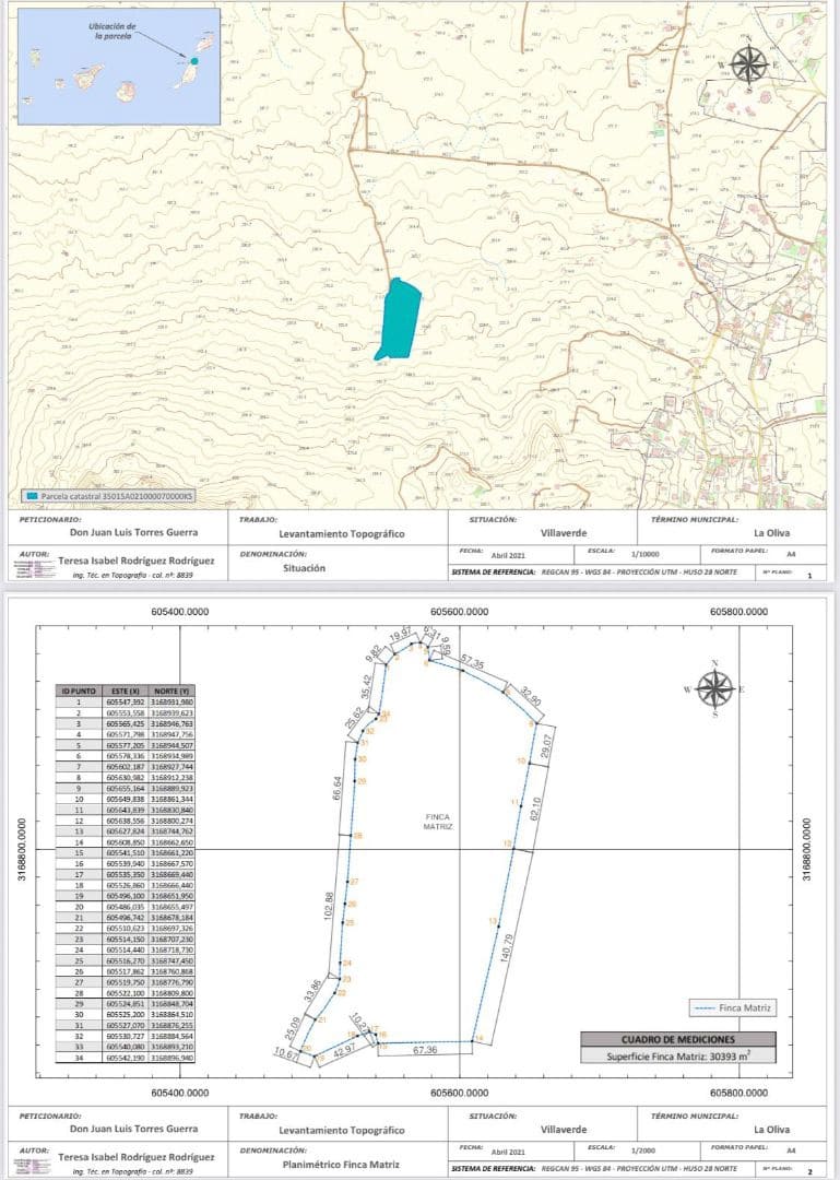 Grunde uden byggetilladelser til salg i La Oliva - € 80.000 (Ref: 9181499)