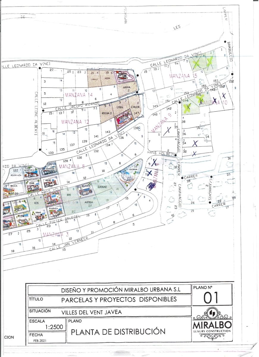 Byggetomt til salgs i Javea / Xabia - € 230 000 (Ref: 9360195)