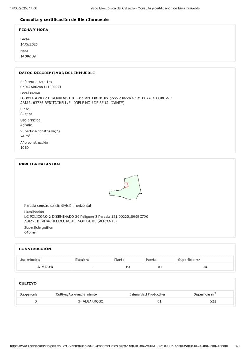 Terreno para Construção para venda em Benitachell / Benitatxell - 300 000 € (Ref: 9360197)