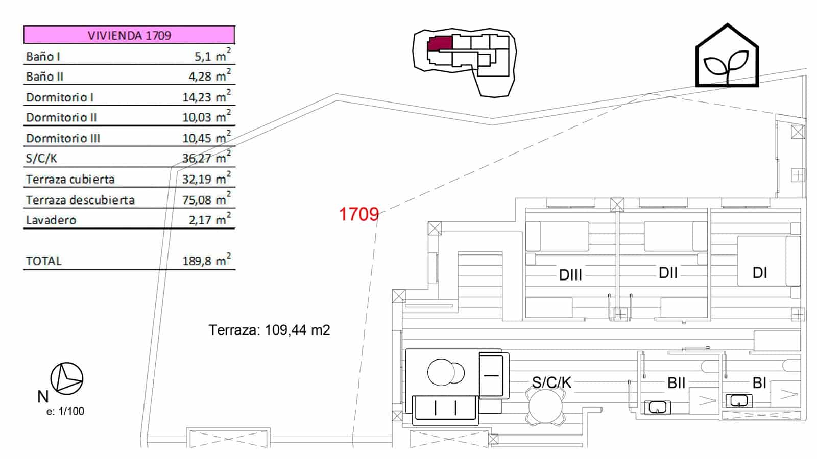 Apartamento de 2 habitaciones en San Miguel de Salinas en venta con piscina garaje - 319.900 € (Ref: 10044044)