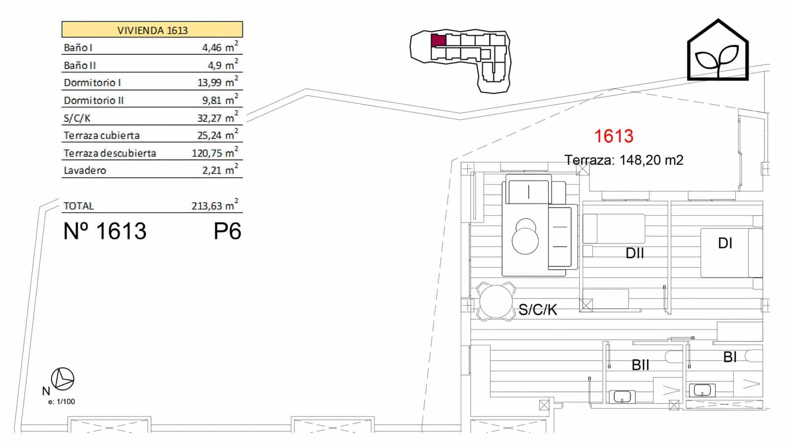 Apartamento de 2 habitaciones en San Miguel de Salinas en venta con piscina garaje - 319.900 € (Ref: 10044044)