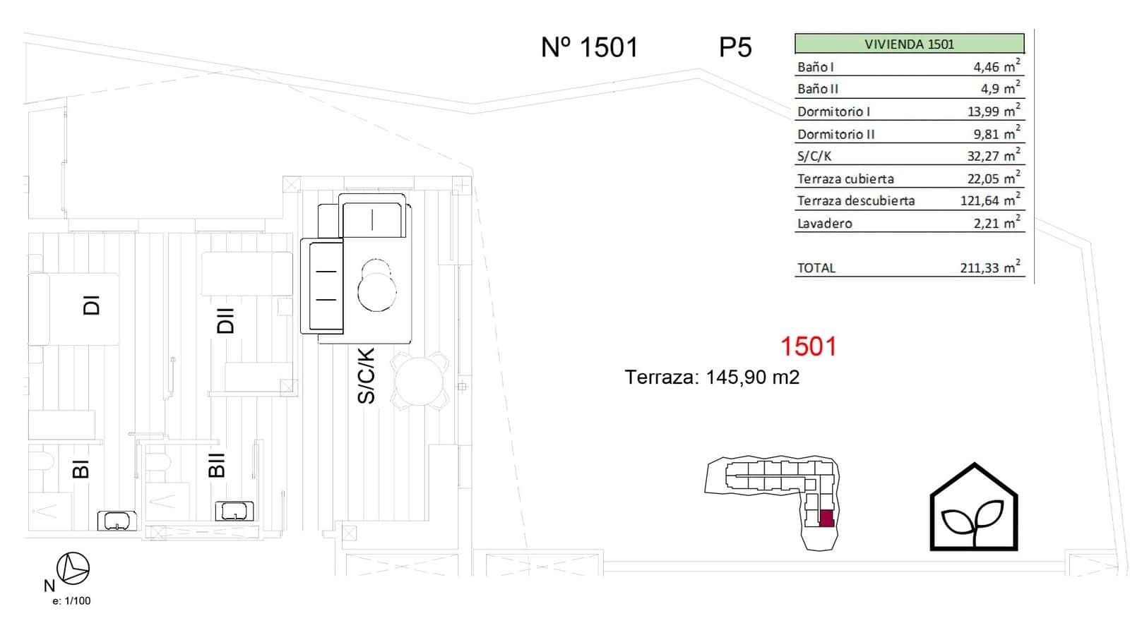 Apartamento de 2 habitaciones en San Miguel de Salinas en venta con piscina garaje - 319.900 € (Ref: 10044044)