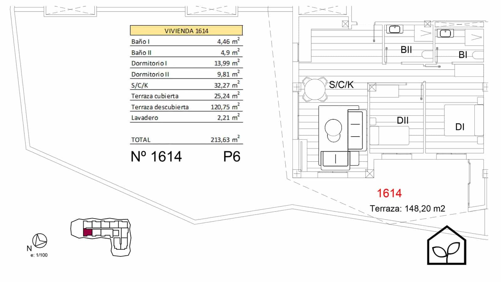 Apartamento de 2 habitaciones en San Miguel de Salinas en venta con piscina garaje - 319.900 € (Ref: 10044044)