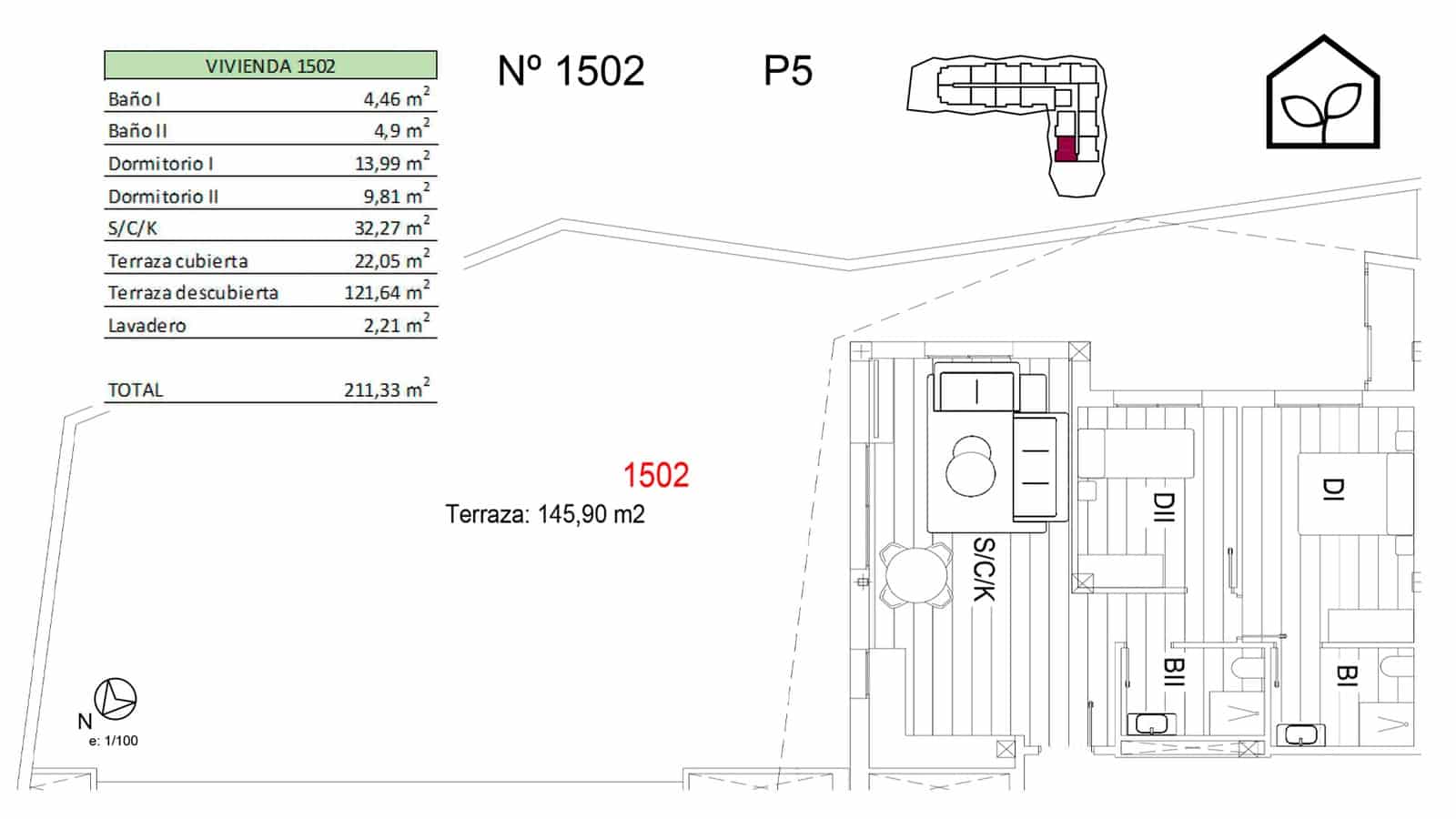 Apartamento de 2 habitaciones en San Miguel de Salinas en venta con piscina garaje - 319.900 € (Ref: 10044044)