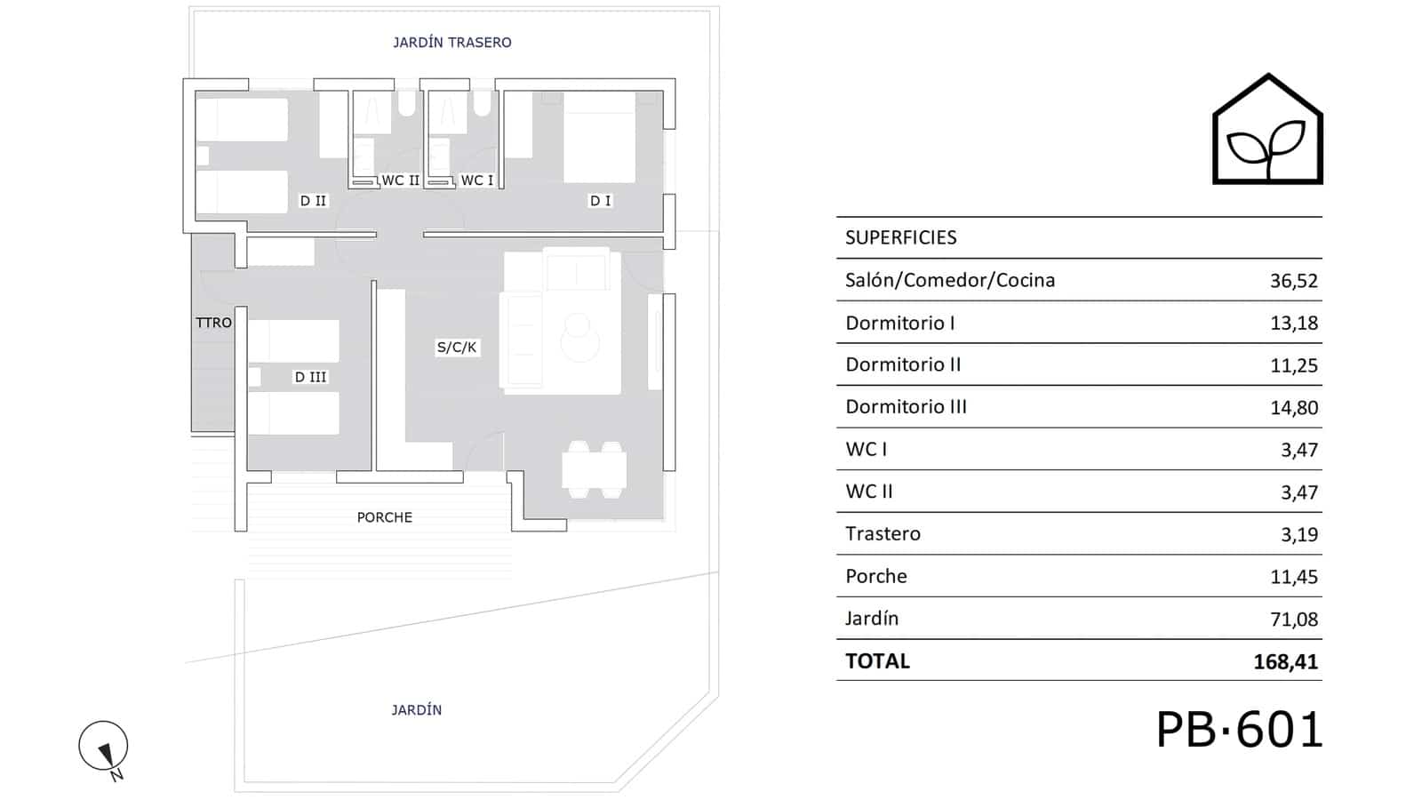 3 sypialnia Bungalow na sprzedaż w San Miguel de Salinas z basenem garażem - 254 900 € (Ref: 10044045)