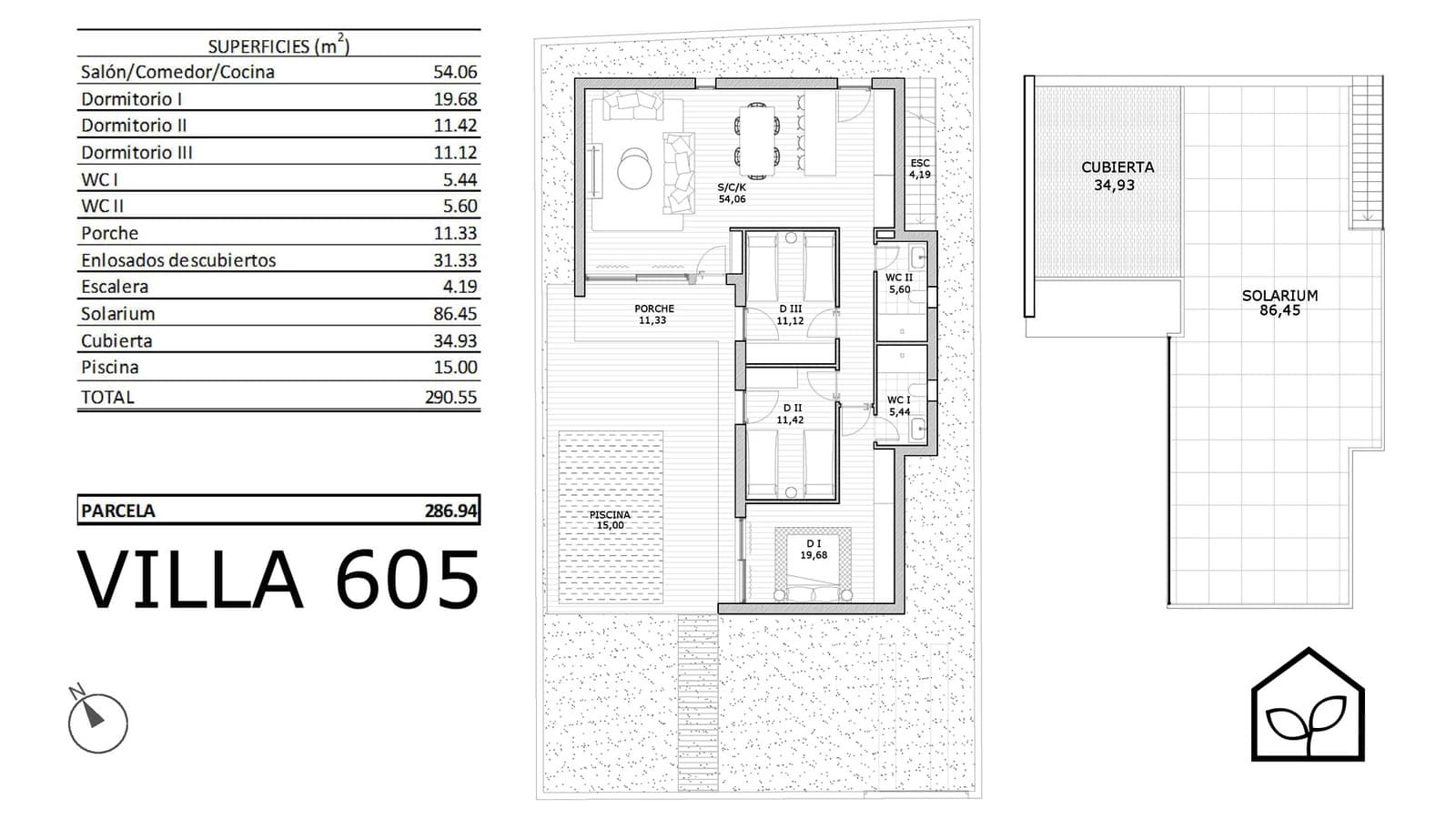 3 chambre Villa/Maison à vendre à San Miguel de Salinas avec garage - 429 900 € (Ref: 10044046)