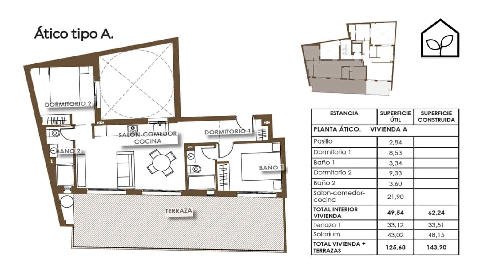 2 soverom Penthouse til salgs i Torrevieja med svømmebasseng - € 538 000 (Ref: 10044048)