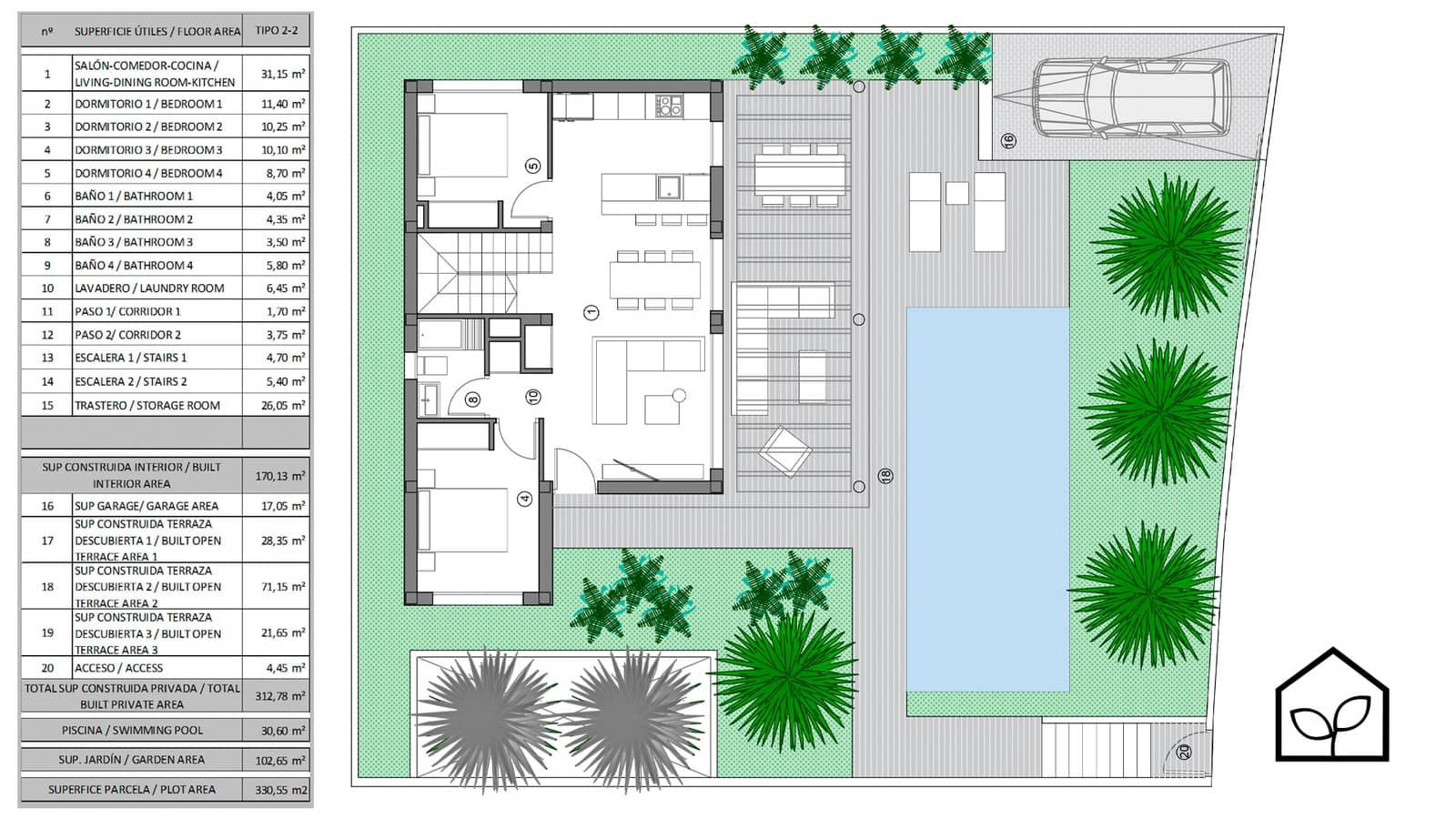 Chalet de 4 habitaciones en Finestrat en venta con piscina garaje - 895.000 € (Ref: 10044049)