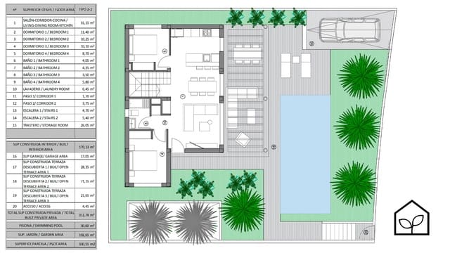 4 quarto Moradia para venda em Golf Bahía, Finestrat com piscina garagem - 895 000 € (Ref: 10044049)