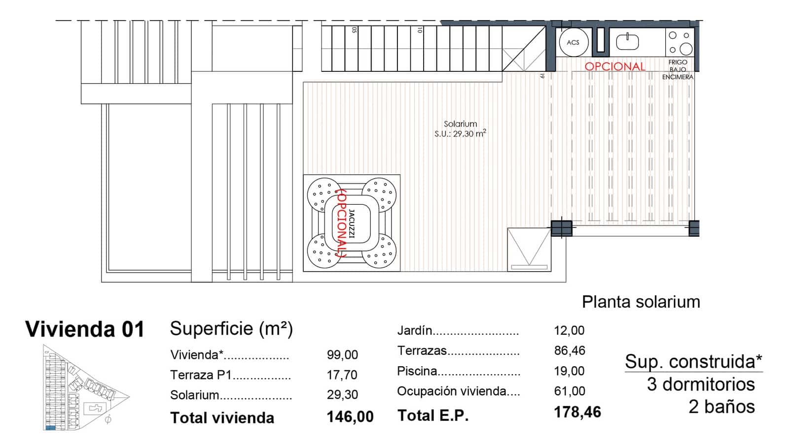 Apartamento de 3 habitaciones en Los Alcázares en venta con piscina garaje - 469.000 € (Ref: 10044051)