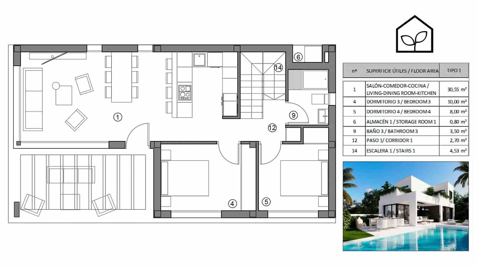 4 chambre Villa/Maison à vendre à Finestrat avec piscine garage - 765 000 € (Ref: 10044056)