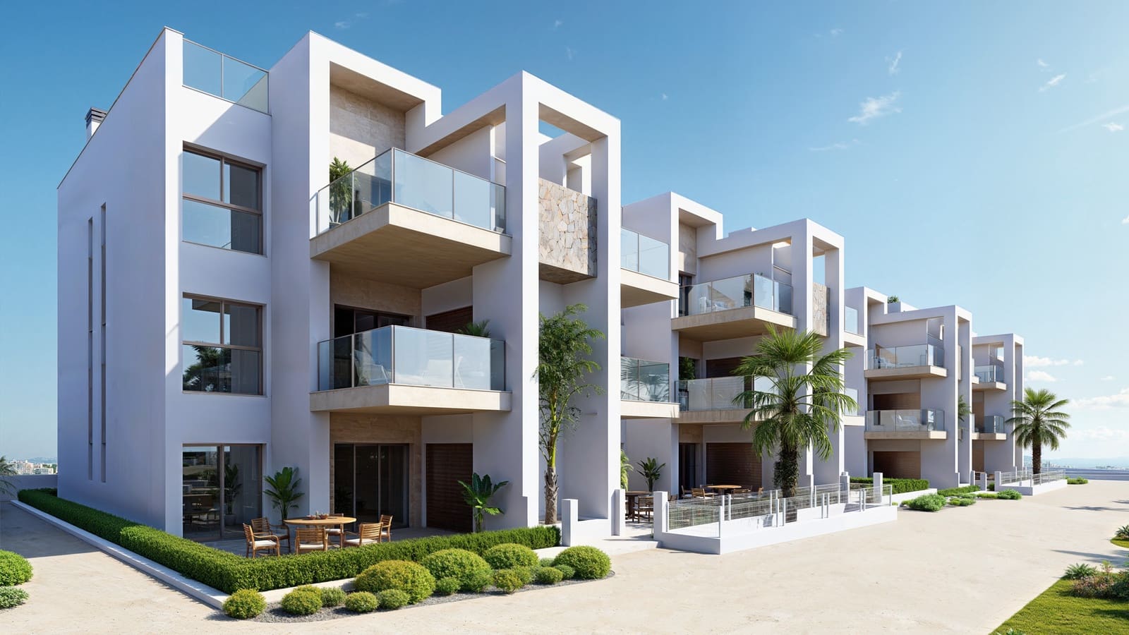 2 soveværelse Lejlighed til salg i Los Alcazares med swimmingpool garage - € 329.000 (Ref: 10048625)