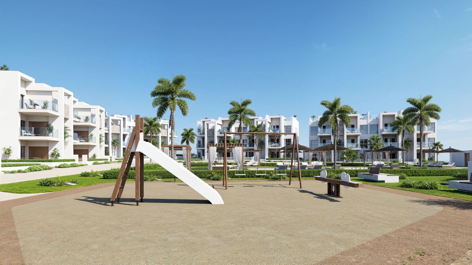 2 soveværelse Lejlighed til salg i Los Alcazares med swimmingpool garage - € 329.000 (Ref: 10048625)