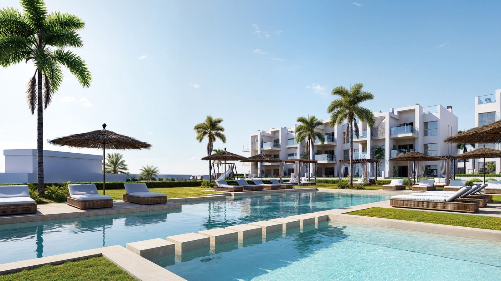 2 soveværelse Lejlighed til salg i Los Alcazares med swimmingpool garage - € 329.000 (Ref: 10048625)