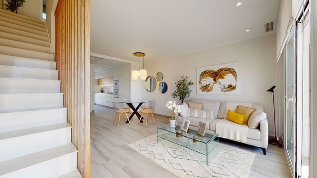 3 chambre Villa/Maison Mitoyenne à vendre à Pilar de la Horadada ciudad, Pilar de la Horadada avec piscine garage - 339 900 € (Ref: 9891194)